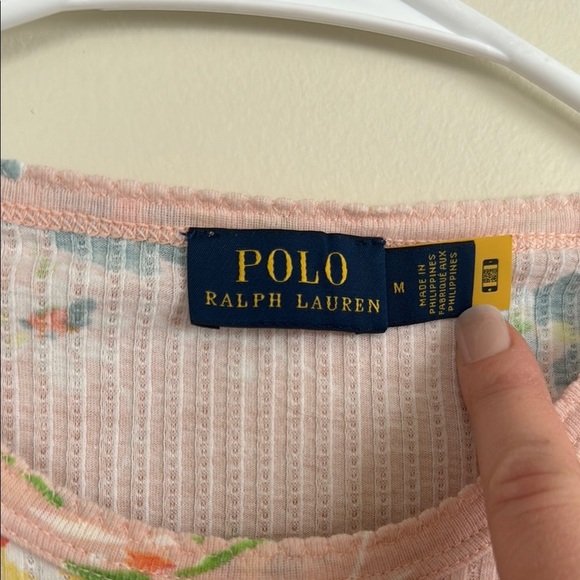 Polo by Ralph Lauren Pink Floral Women's Top - Picture 2 of 5